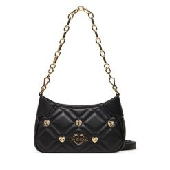 Torebka LOVE MOSCHINO. Czarne kopertówki Love Moschino, bez wzorów, wizytowe, bez dodatków. Za 559.99 zł.