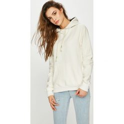 Answear - Bluza Orient Express. Białe bluzy ANSWEAR, m, bez wzorów, z bawełny, bez ramiączek, z kapturem. W wyprzedaży za 79.90 zł.