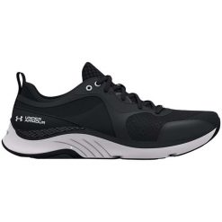 Buty treningowe damskie Under Armour W HOVR Omnia. Czarne buty treningowe Under Armour, bez wzorów, bez zapięcia, na fitness i siłownię. Za 269.99 zł.