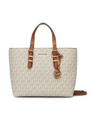 MICHAEL Michael Kors Torebka 32S6GQNC0L Kremowy. Białe torebki klasyczne MICHAEL Michael Kors, bez wzorów, ze skóry, bez dodatków. Za 703.99 zł.