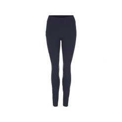 Damskie legginsy jeździeckie z pełną przyczepnością Equipage Finley. Niebieskie legginsy EQUIPAGE, bez wzorów, eleganckie. Za 339.50 zł.