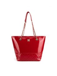 Nine West Torebka BW2A0079 Czerwony. Czerwone shopper bag Nine West, bez wzorów, z tworzywa sztucznego, bez dodatków. Za 229.99 zł.