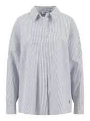 FYNCH-HATTON Koszula w kolorze biało-granatowym rozmiar: 34. Białe koszule Fynch-Hatton, bez wzorów, bez kołnierzyka, bez ramiączek. Za 143.99 zł.