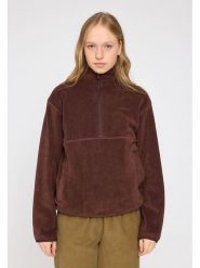 MAZINE Bluza polarowa "Nash" w kolorze brązowym rozmiar: M. Brązowe bluzy bez kaptura MAZINE, m, bez wzorów, z polaru, bez kaptura. Za 152.62 zł.