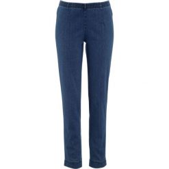 Legginsy dżinsowe "SKINNY" bonprix niebieski "stone”. Legginsy marki bonprix. Za 74.99 zł.