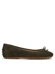 LAUREN RALPH LAUREN Baleriny 802951376003 Zielony. Zielone baleriny Lauren Ralph Lauren, bez wzorów, ze skóry, bez obcasa, bez zapięcia. Za 699.99 zł.