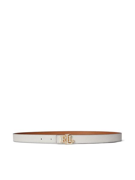 LAUREN RALPH LAUREN Pasek 412P04418003 Biały. Białe paski Lauren Ralph Lauren, bez wzorów, ze skóry. Za 331.99 zł.