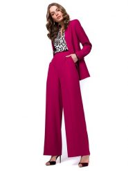 Stylove Spodnie w kolorze różowym rozmiar: XXL. Różowe spodnie materiałowe Stylove, bez wzorów, z materiału. Za 255.95 zł.