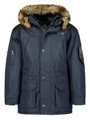 Canadian Peak Parka "Airstop" w kolorze granatowym rozmiar: L. Niebieskie płaszcze Canadian Peak, l, bez wzorów, bez kaptura. Za 242.70 zł.