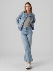 Vero Moda Kurtka dżinsowa w kolorze błękitnym rozmiar: S. Niebieskie kurtki Vero Moda, s, bez wzorów, z bawełny, bez kaptura. Za 96.83 zł.
