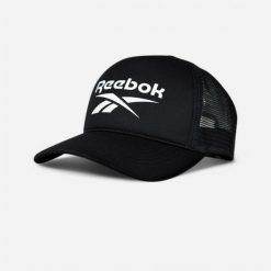 Czapka z daszkiem Reebok aero fitness. Czapki z daszkiem Reebok, bez wzorów, z materiału, retro. Za 39.99 zł.