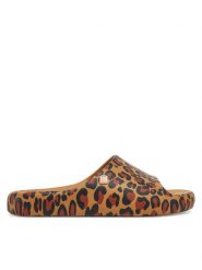 Melissa Klapki Melissa Free Print Slide Ad 33973 Brązowy. Brązowe klapki Melissa, bez wzorów, z tworzywa sztucznego, bez obcasa, bez zapięcia. Za 349.00 zł.