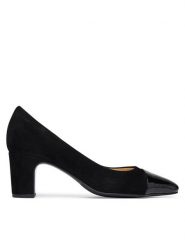 HÖGL Czółenka 1-105612 Czarny. Czarne czółenka Högl, bez wzorów, ze skóry, bez obcasa, bez zapięcia. Za 749.99 zł.