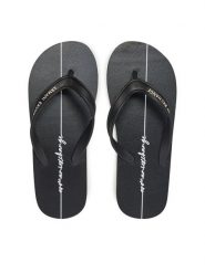 Armani Exchange Japonki XDQ010 XV700 N642 Czarny. Czarne japonki Armani Exchange, bez wzorów, z gumy. Za 209.99 zł.