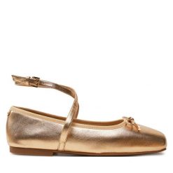 Baleriny MICHAEL Michael Kors. Żółte baleriny MICHAEL Michael Kors, bez wzorów, bez obcasa, bez zapięcia. Za 459.99 zł.