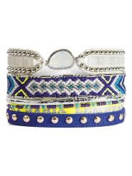 HIPANEMA Posrebrzana bransoletka "Bahamas" rozmiar: onesize. Niebieskie bransoletki HIPANEMA, posrebrzane. Za 55.95 zł.