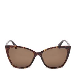 Okulary przeciwsłoneczne Polaroid. Brązowe okulary przeciwsłoneczne Polaroid, bez wzorów. Za 159.99 zł.