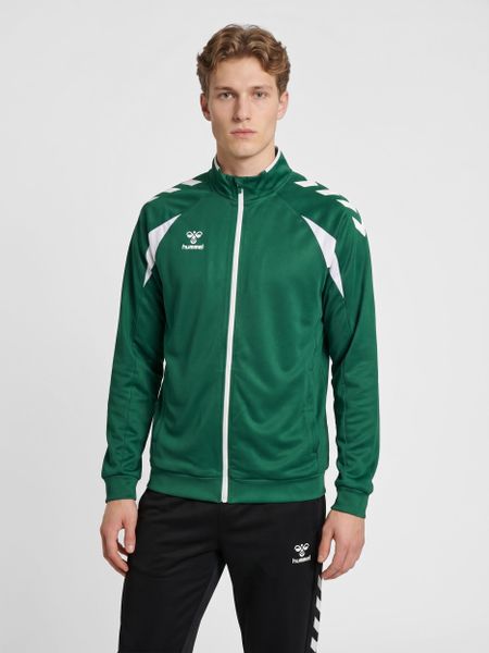 Kurtka z dresu Hummel Core 2.0. Białe kurtki Hummel, l, bez wzorów, z dresówki, klasyczne, bez kaptura. Za 210.45 zł.