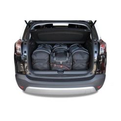 Torby Do Bagażnika Opel Crossland X 2017+ 4Szt Kjust. Czarne torby podróżne KJUST, bez wzorów. Za 1,144.00 zł.