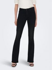 ONLY Jeansy 15286686 Czarny Flared Fit. Czarne jeansy ONLY, l, bez wzorów, z bawełny. Za 179.99 zł.