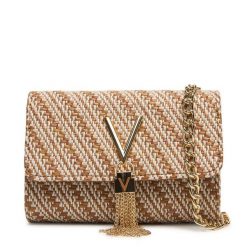 Torebka Valentino. Brązowe kopertówki Valentino, bez wzorów, wizytowe, bez dodatków. Za 339.99 zł.