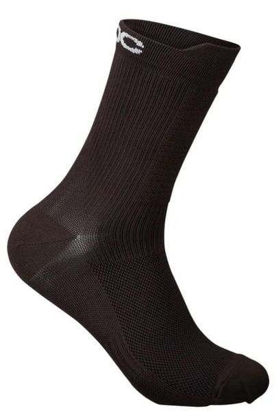 Skarpety kolarskie POC Lithe MTB Sock Mid. Brązowe skarpetki POC, bez wzorów. Za 87.49 zł.