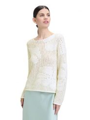 CARTOON Sweter w kolorze białym rozmiar: 34. Białe swetry Cartoon, bez wzorów, z bawełny, bez ramiączek. Za 130.99 zł.