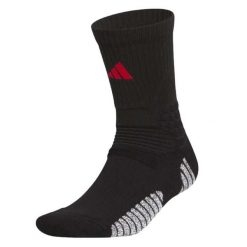 Skarpetki adidas Select. Czarne skarpetki adidas, bez wzorów, z materiału. Za 99.00 zł.