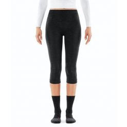 Rajstopy damskie 3/4 Falke Wool-Tech. Czarne bielizna termoaktywna damska Falke, bez wzorów, bez ramiączek. Za 390.00 zł.