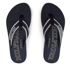 Japonki Tommy Hilfiger. Niebieskie japonki Tommy Hilfiger, bez wzorów. Za 99.99 zł.