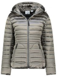 Geographical Norway Kurtka pikowana "Breezi" w kolorze jasnoszarym rozmiar: 3XL. Szare kurtki Geographical Norway, xl, bez wzorów, bez kaptura. Za 182.72 zł.