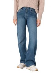 Timezone Dżinsy "Cora" - Comfort fit - w kolorze niebieskim rozmiar: W25/L34. Niebieskie jeansy Timezone, l, bez wzorów, klasyczne, z podwyższonym stanem. Za 197.17 zł.