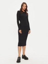 Vero Moda Sukienka codzienna Chloe 10315383 Czarny Slim Fit. Czarne sukienki Vero Moda, na co dzień, xs, bez wzorów, z bawełny, bez kołnierzyka, bez ramiączek, proste. Za 99.99 zł.