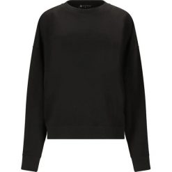 Bluza damska Athlecia Crecy. Czarne bluzy bez kaptura Athlecia, bez wzorów, bez kaptura, na fitness i siłownię. Za 159.00 zł.