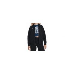 Bluza Damska Under Armour Rozpinana Z Kapturem Czarna Fleece Hoodie. Czarne bluzy Under Armour, bez wzorów, sportowe, bez ramiączek, z kapturem. Za 329.99 zł.