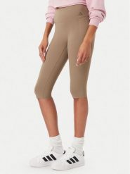 Adidas Legginsy Optime Contour Workout KV7456 Khaki Slim Fit. Brązowe legginsy adidas, bez wzorów, z syntetyku, sportowe. Za 259.99 zł.