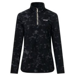 Damski polar 1/4 zip Regatta Margot. Czarne bluzy z polaru Regatta, bez wzorów, z polaru. Za 175.00 zł.