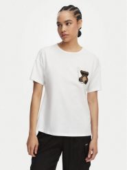 Liu Jo T-Shirt WA6414 JS923 Biały Regular Fit. Białe t-shirty Liu Jo, m, bez wzorów, z bawełny, bez kołnierzyka, bez ramiączek. Za 299.99 zł.