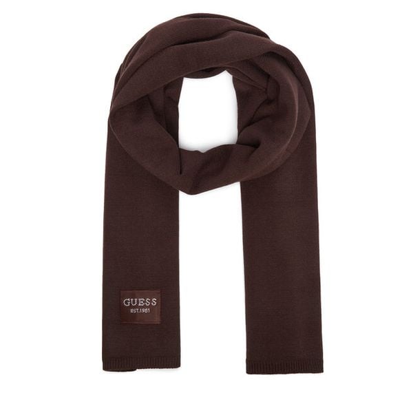 Szalik Guess. Brązowe szaliki i kominy Guess, z aplikacjami. Za 234.99 zł.