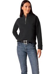 Heine Bluza w kolorze czarnym rozmiar: 36. Czarne bluzy Heine, bez wzorów, bez kaptura. Za 43.99 zł.