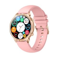Smartwatch damski Manta Kelly różowy. Czerwone smartbandy Manta Multimedia Sp. z o.o. Za 169.99 zł.