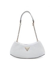 Guess Torebka HWWG96 38170 Biały. Białe listonoszki Guess, z aplikacjami, ze skóry, bez dodatków. Za 379.99 zł.