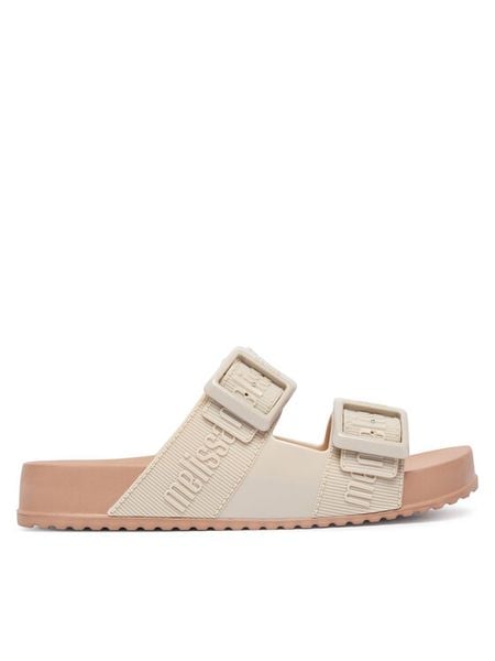 Melissa Klapki Cozy Slide M Lover AD M 35849 Brązowy. Brązowe klapki Melissa, bez wzorów, z tworzywa sztucznego, bez obcasa, bez zapięcia. Za 314.99 zł.