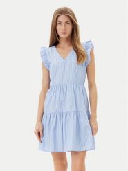Vero Moda Sukienka codzienna 10325250 Niebieski Regular Fit. Niebieskie sukienki Vero Moda, na co dzień, l, bez wzorów, z syntetyku, bez kołnierzyka, bez ramiączek, proste. Za 99.99 zł.