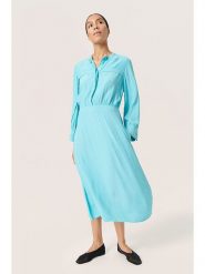 Soaked in Luxury Sukienka w kolorze turkusowym rozmiar: XL. Niebieskie sukienki Soaked in Luxury, xl, bez wzorów, z wiskozy, bez kołnierzyka, bez ramiączek, maxi. Za 144.24 zł.
