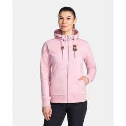 Damska bawełniana bluza Kilpi TARALI-W. Czerwone bluzy bez kaptura Kilpi, xs, bez wzorów, z bawełny, bez kaptura. Za 179.35 zł.