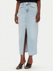 Liu Jo Spódnica jeansowa UA5188 D4854 78840 Niebieski Regular Fit. Niebieskie spódnice Liu Jo, bez wzorów, z bawełny. Za 499.99 zł.