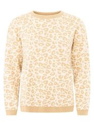 Zwillingsherz Sweter w kolorze beżowo-białym rozmiar: L/XL. Białe swetry Zwillingsherz, l, bez wzorów, z bawełny, bez ramiączek. Za 113.99 zł.