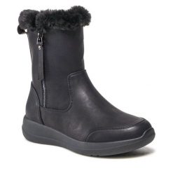 Botki Clara Barson. Czarne botki Clara Barson, bez wzorów, bez obcasa, na płaskiej podeszwie, bez zapięcia. Za 169.99 zł.