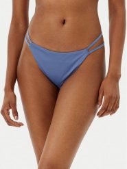 Calvin Klein Swimwear Dół od bikini KW0KW02828 Niebieski. Niebieskie bikini Calvin Klein Swimwear, bez wzorów, z syntetyku. Za 159.99 zł.